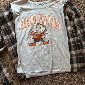 Custom Cleveland Browns Flannel
